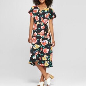 Who what wear xs Floral Wrap Dress